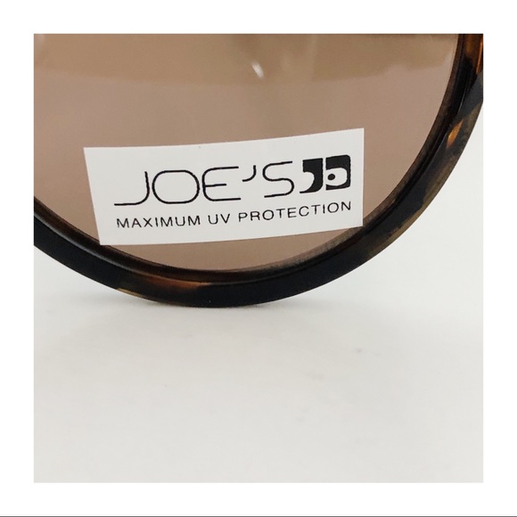 JOE'S JEANS |🆕49mm Round Sunglasses Dark Tortoise - Picture 8 of 16